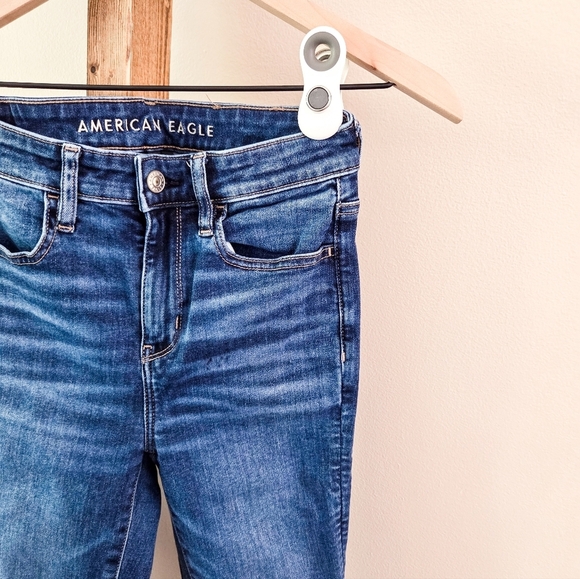 American Eagle Blue Skinny Jeans (Women’s 4 Short) - Picture 2 of 8